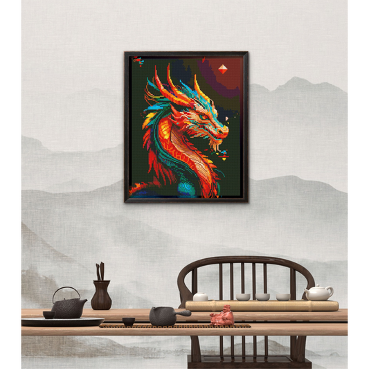 Dijamantski mozaik 40х50 Zmaj DML003