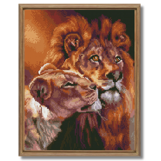 Dijamantski mozaik 40х50 Kralj i kraljica DML009