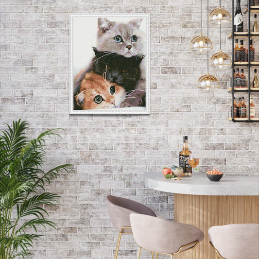 Dijamantski mozaik 40х50 Tri lepe DML014