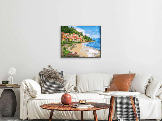 Slika po brojevima 40x50 Grad na moru SKL011