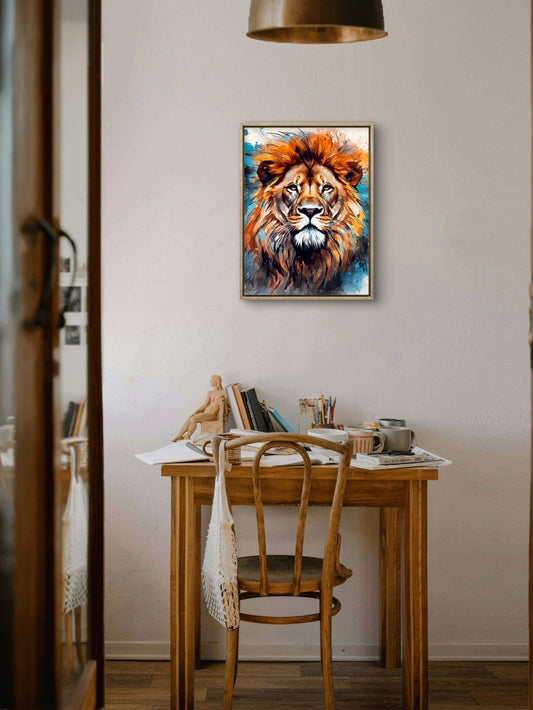 Slika po brojevima 30x40 Pogled lava SKM004