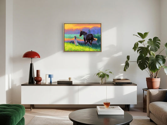 Slika po brojevima 30x40 Na poljani SKM006