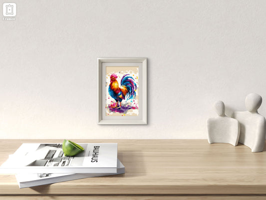 Slika po brojevima 20x30 Petao zvani radost SKS021