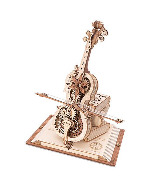 Music Box Magic Cello (Drveni konstruktor - Muzička kutija "Magično Violončelo") AMK63