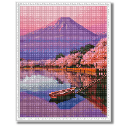 Dijamantski mozaik 40х50 Fudži planina DML006