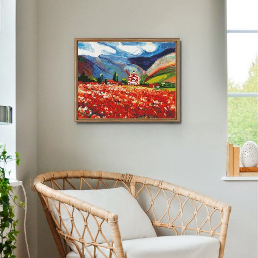 Dijamantski mozaik 40х50 Kosovski božuri DML007