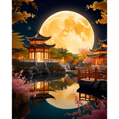 Dijamantski mozaik 40х50 Istočni pejzaž DML010