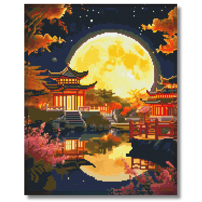 Dijamantski mozaik 40х50 Istočni pejzaž DML010