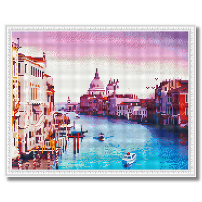 Dijamantski mozaik 40х50 Bela Venecija DML015