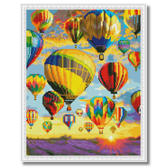 Dijamantski mozaik 40х50 Pod šarenim oblacima DML016