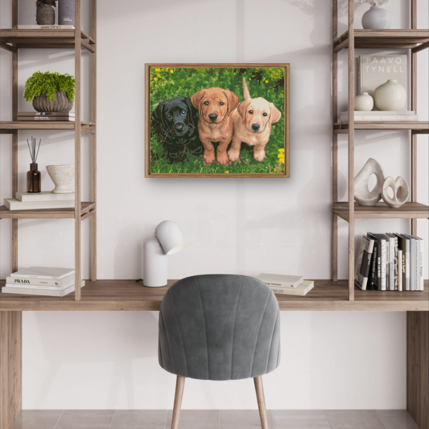 Dijamantski mozaik 40х50 Tri pogleda DML025