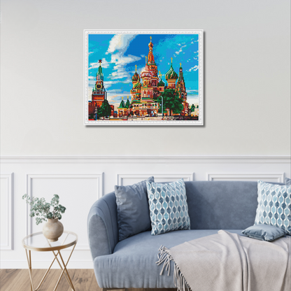 Dijamantski mozaik 40х50 Na Crvenom trgu DML026