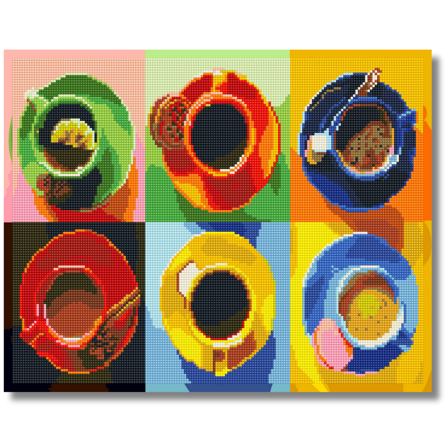 Dijamantski mozaik 40х50 Pop-art kafa DML028