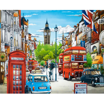 Dijamantski mozaik 40х50 Boje Londona DML030