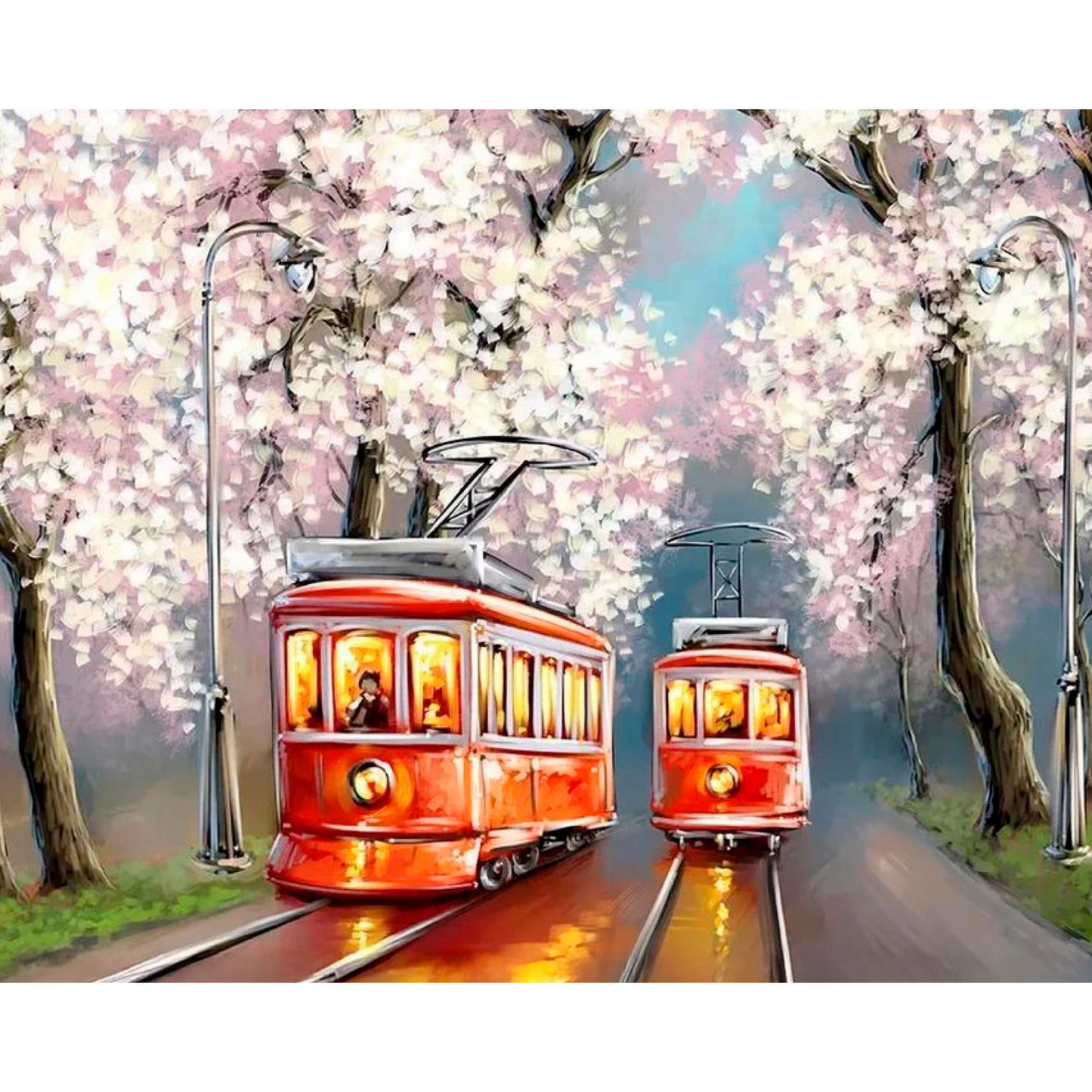 Dijamantski mozaik 40х50 Proleće je stiglo DML032