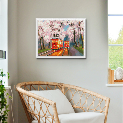 Dijamantski mozaik 40х50 Proleće je stiglo DML032