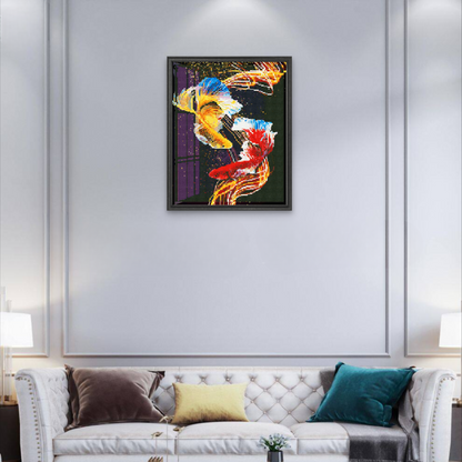 Dijamantski mozaik 40х50 Zlatne ribice DML033