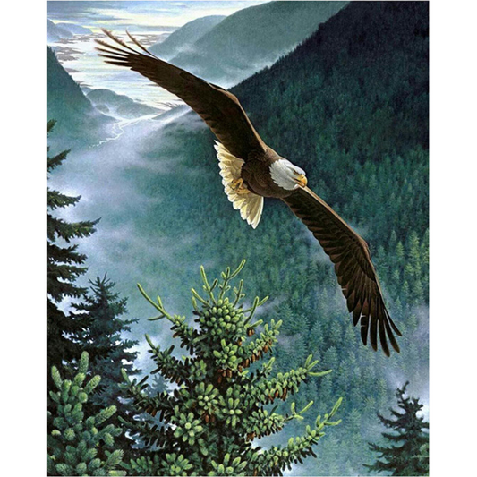 Dijamantski mozaik 40х50 Ponosni orao DML034