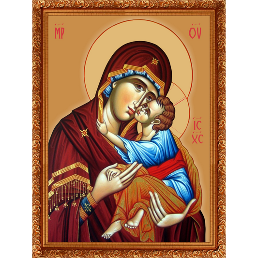 Dijamantski mozaik 30х40 Ikona Bogorodica Dečanska DMM002