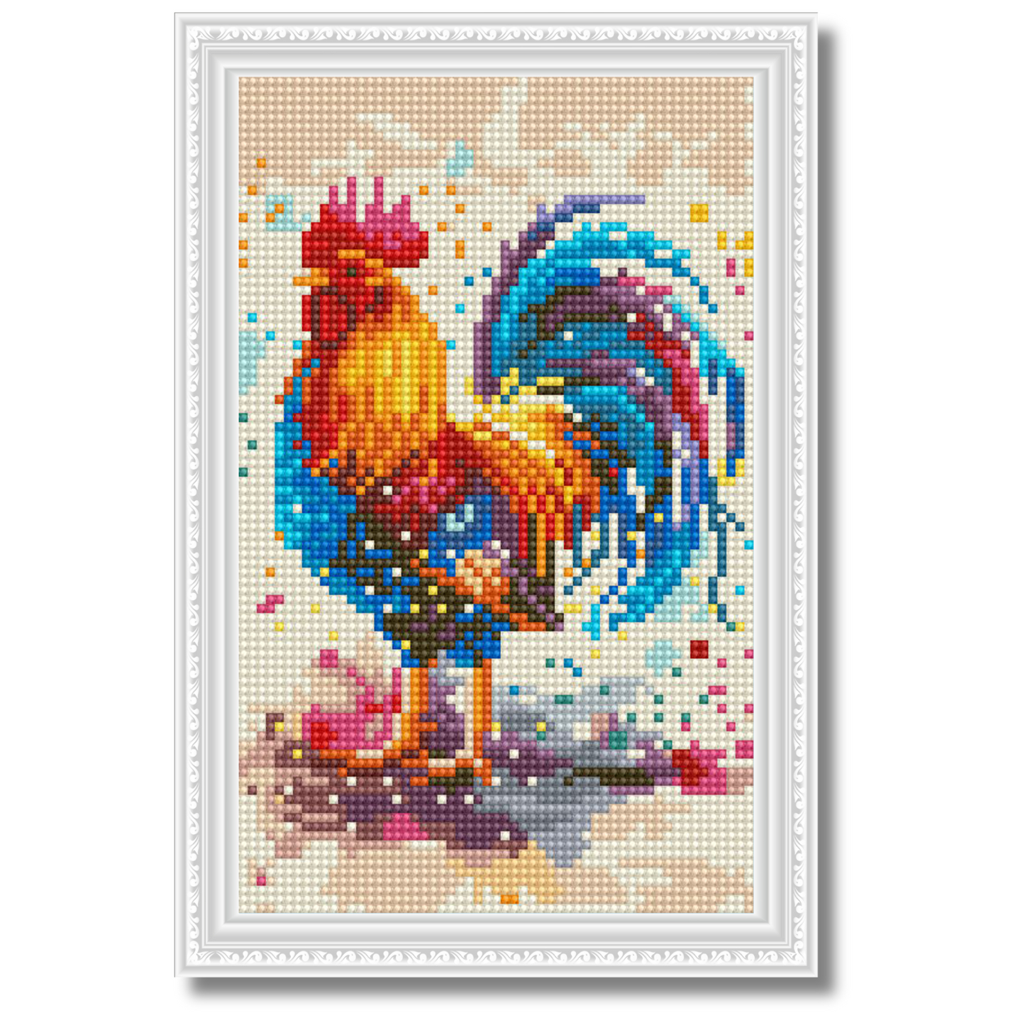 Dijamantski mozaik 20х30 Petao zvani radost DMS019