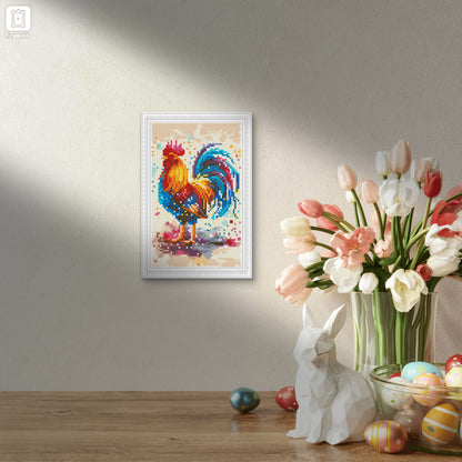 Dijamantski mozaik 20х30 Petao zvani radost DMS019