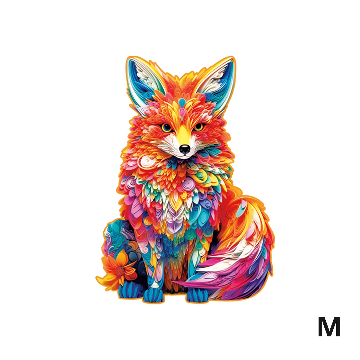 Drvene puzle "Ozbiljna lisica" HL133