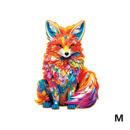 Drvene puzle "Ozbiljna lisica" HL133