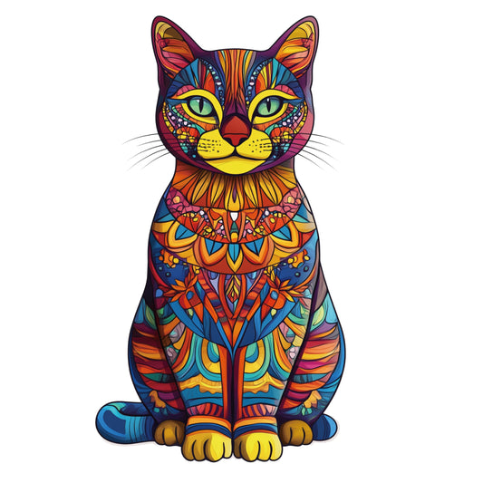 Drvene puzle "Sijamska macka"  HL336