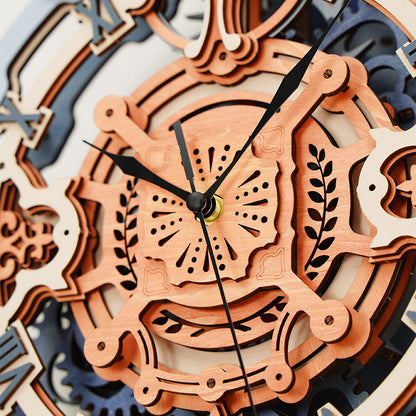 Romantic Notes Wall Clock (Drveni konstruktor - Romantični sat) LC701