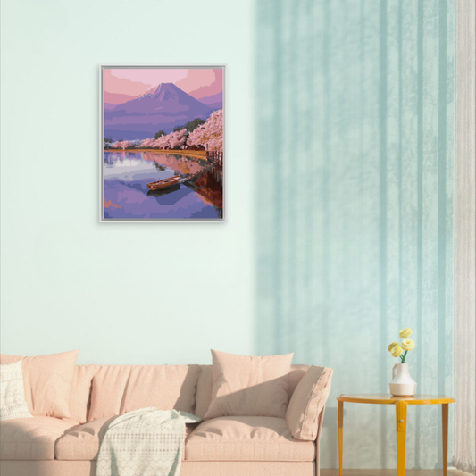 Slika po brojevima 40x50 Pupurni mir SKL007