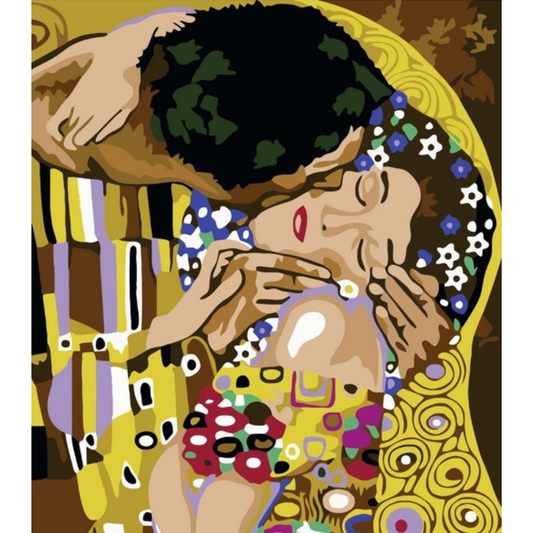 Slika po brojevima 40x50 Poljubac (Gustav Klimt) SKL012