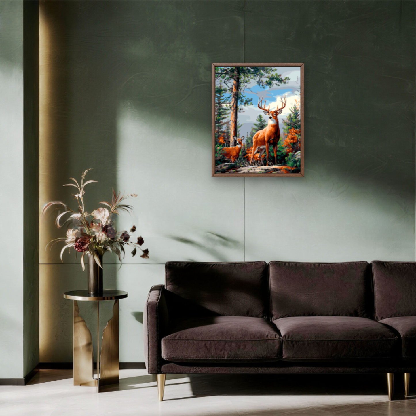 Slika po brojevima 40x50 Susret u šumi SKL019