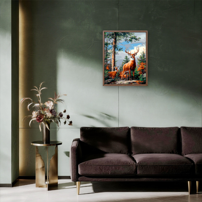 Slika po brojevima 40x50 Susret u šumi SKL019