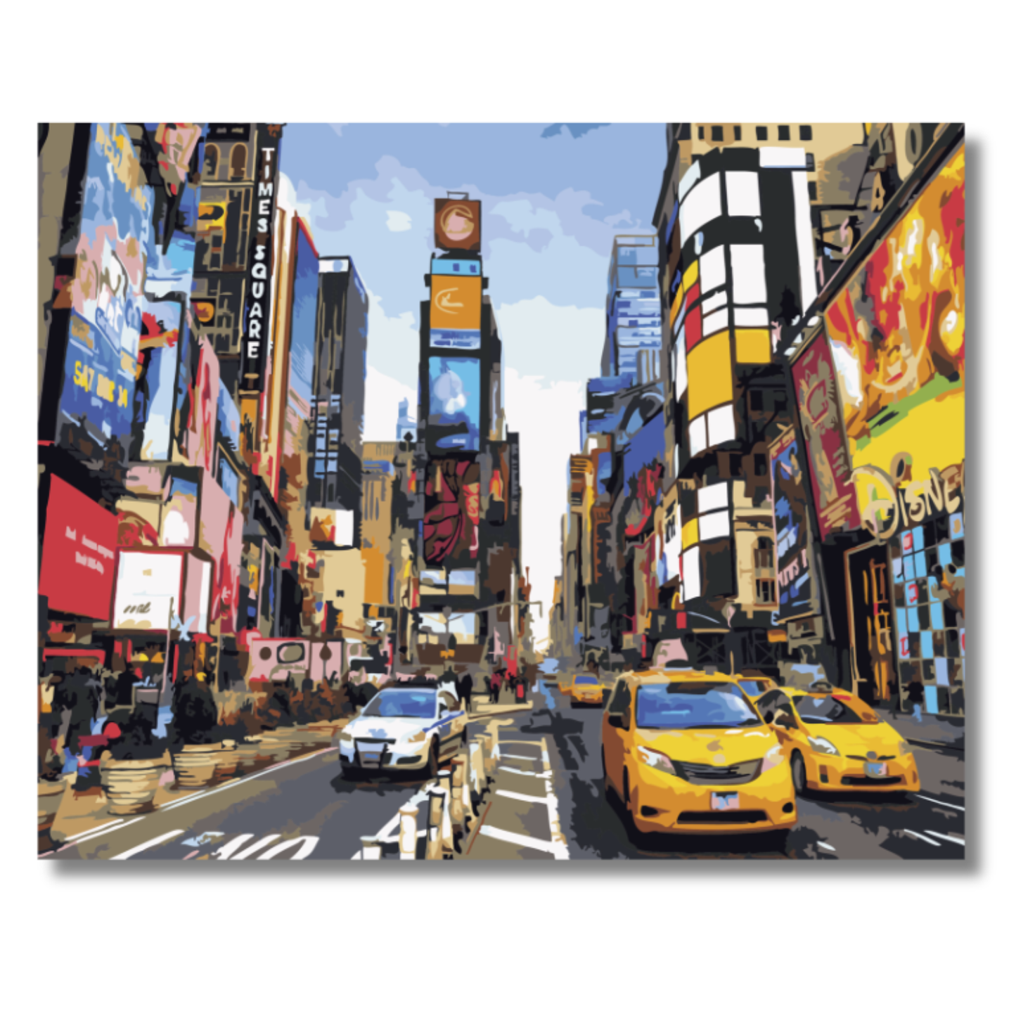 Slika po brojevima 40x50 Trg Tajms SKL021