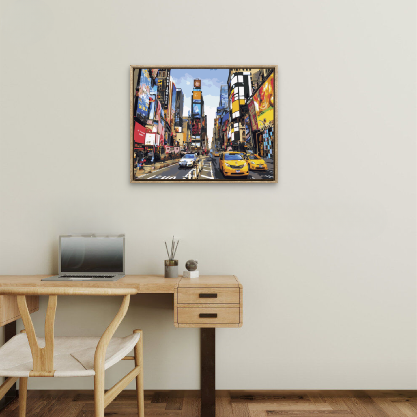 Slika po brojevima 40x50 Trg Tajms SKL021