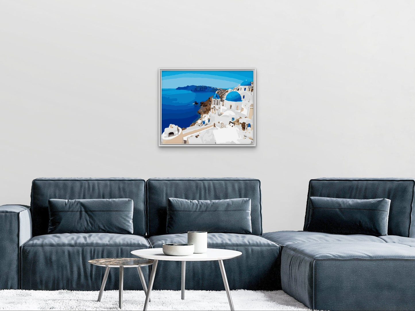 Slika po brojevima 40x50 Santorini  SKL025