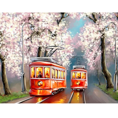 Slika po brojevima 40x50 Prolećni zov  SKL027