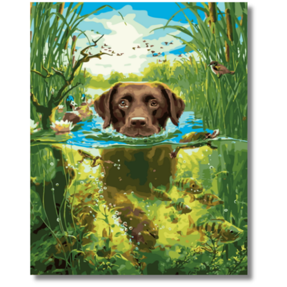 Slika po brojevima 40x50 Lov  SKL028