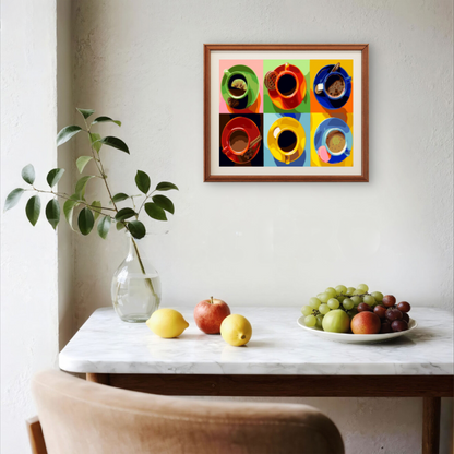 Slika po brojevima 40x50 Pop-art kafa SKL030