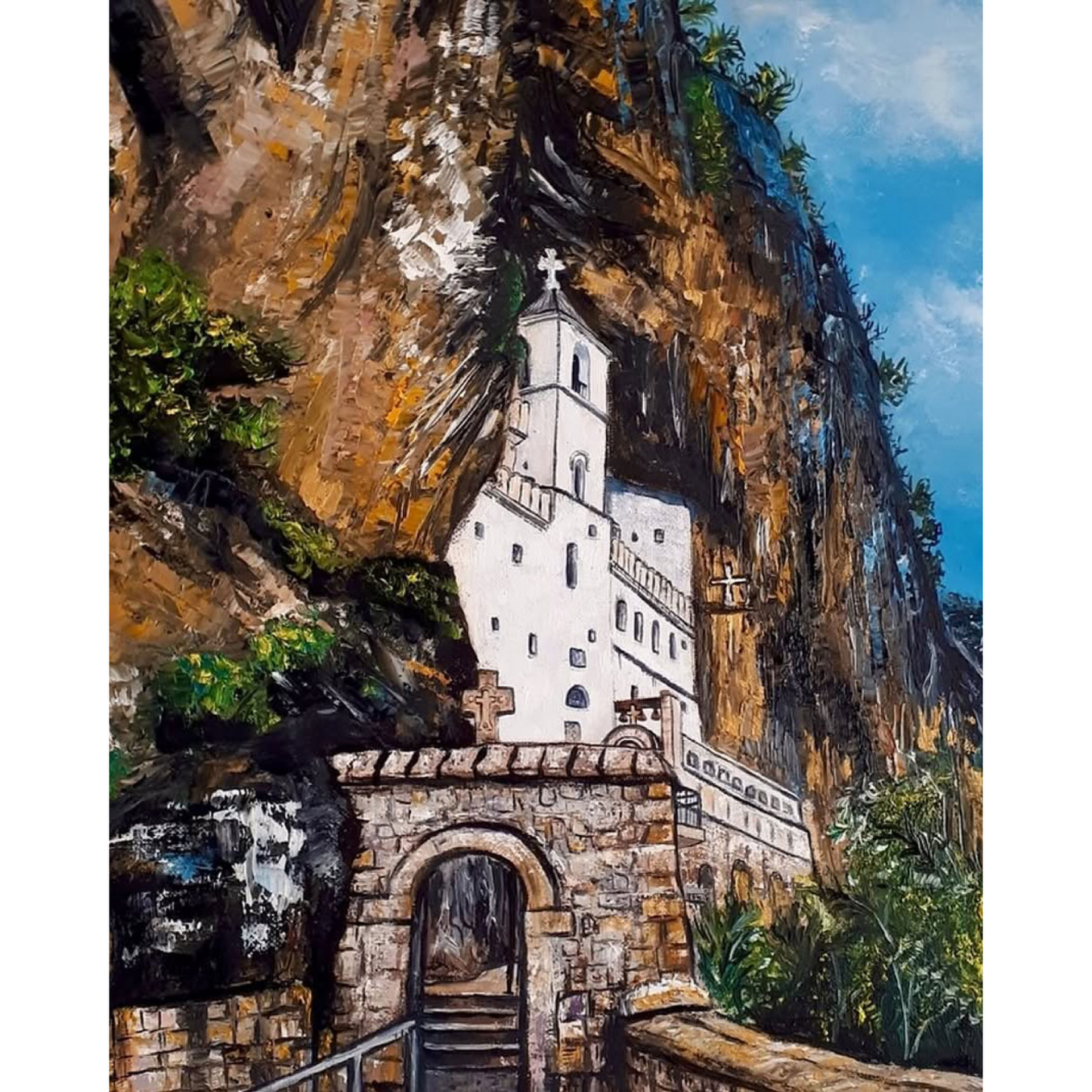 Slika po brojevima 40x50 Ostrog SKL032