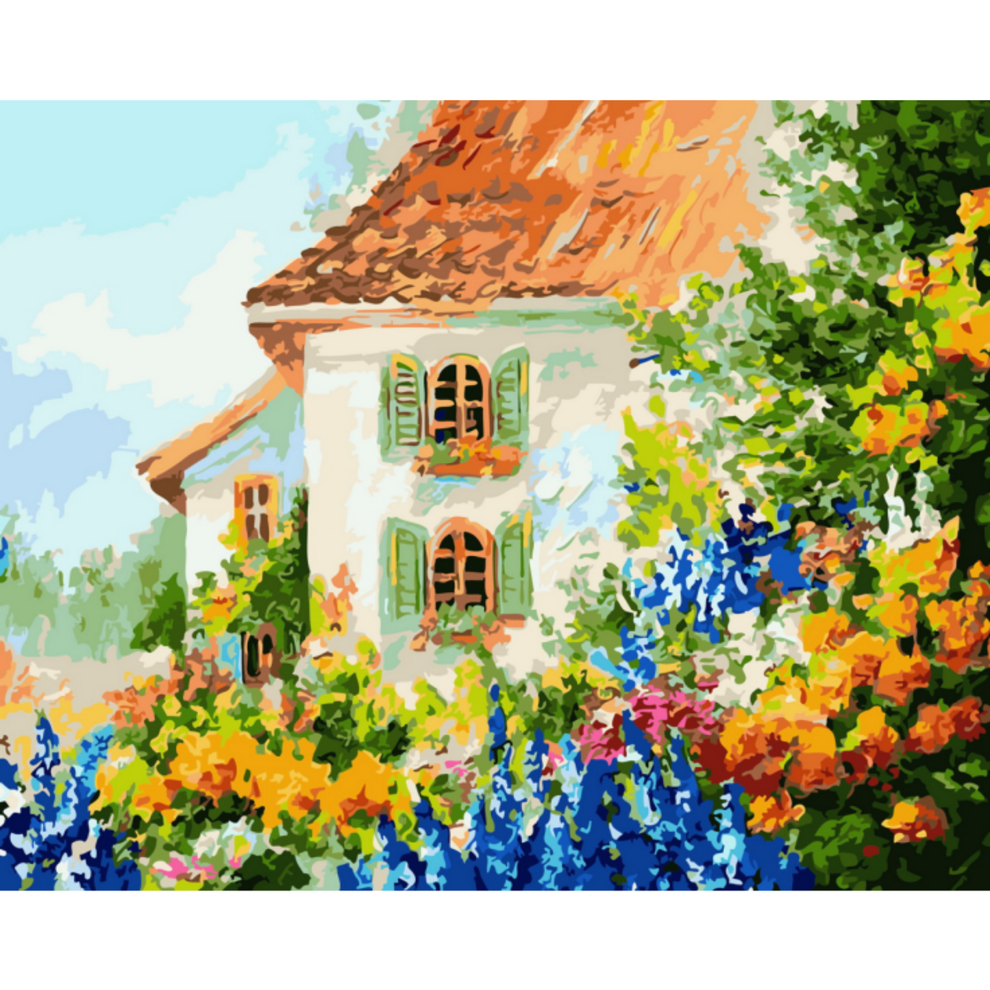 Slika po brojevima 40x50 Moj dom SKL033