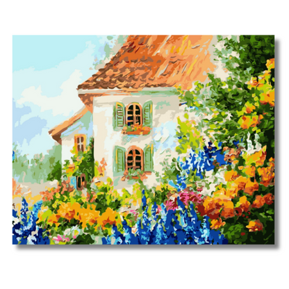 Slika po brojevima 40x50 Moj dom SKL033