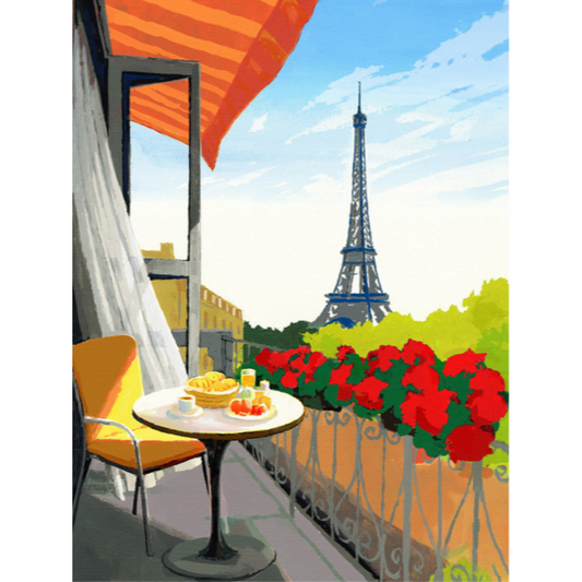 Slika po brojevima 30x40 Doručak u Parizu  SKM002