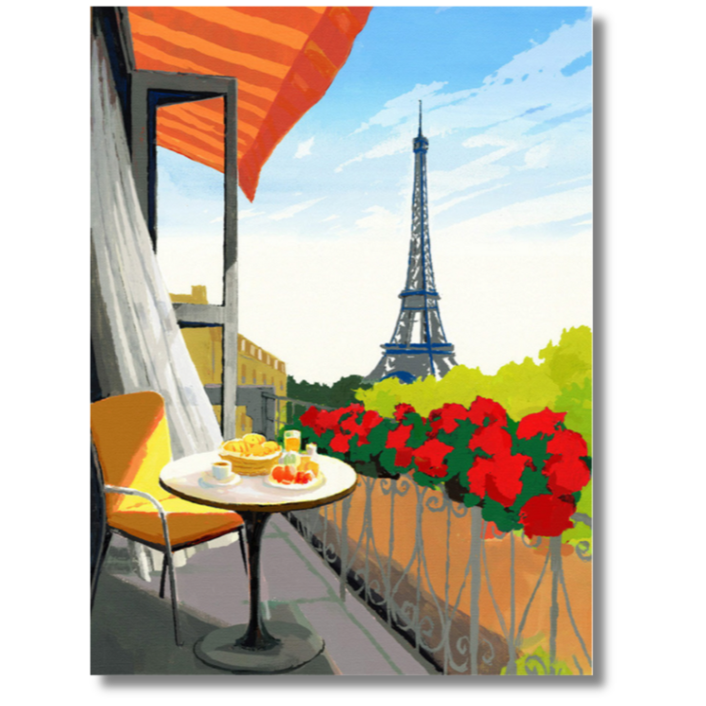 Slika po brojevima 30x40 Doručak u Parizu  SKM002