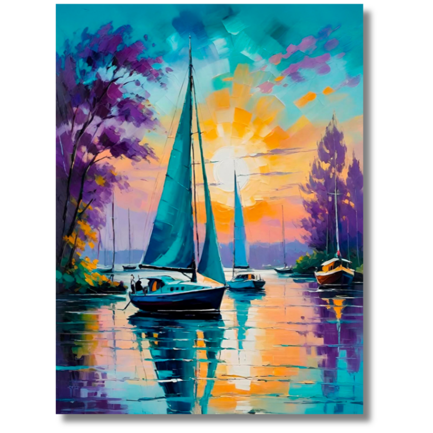 Slika po brojevima 30x40 U suton SKM003