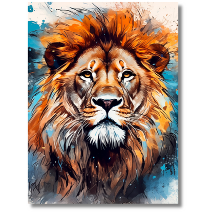 Slika po brojevima 30x40 Pogled lava SKM004