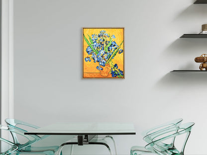 Slika po brojevima 30x40 Vaza sa irisima (Van Gog) SKM005