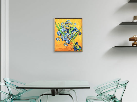 Slika po brojevima 30x40 Vaza sa irisima (Van Gog) SKM005