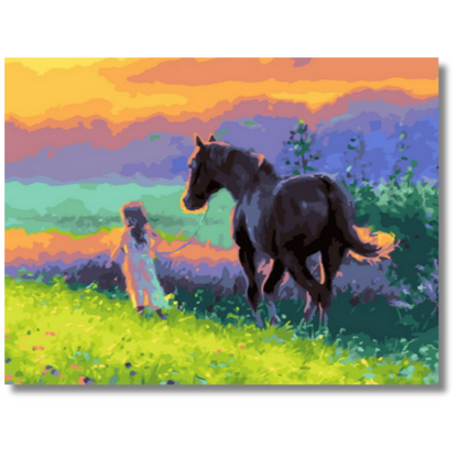 Slika po brojevima 30x40 Na poljani SKM006