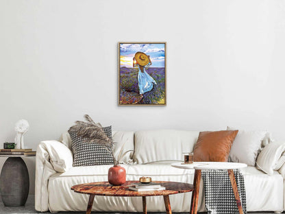 Slika po brojevima 30x40 Polja lavande SKM008